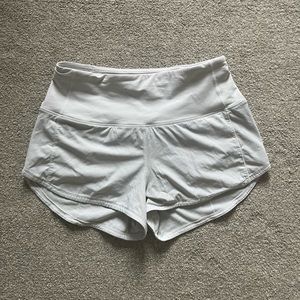 White lulu shorts!